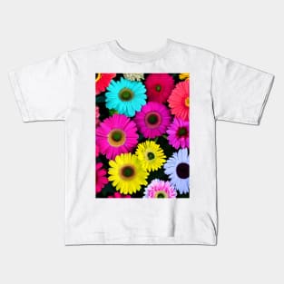 Fresh flowers and Colorful Pictures to Brighten Your Day Kids T-Shirt